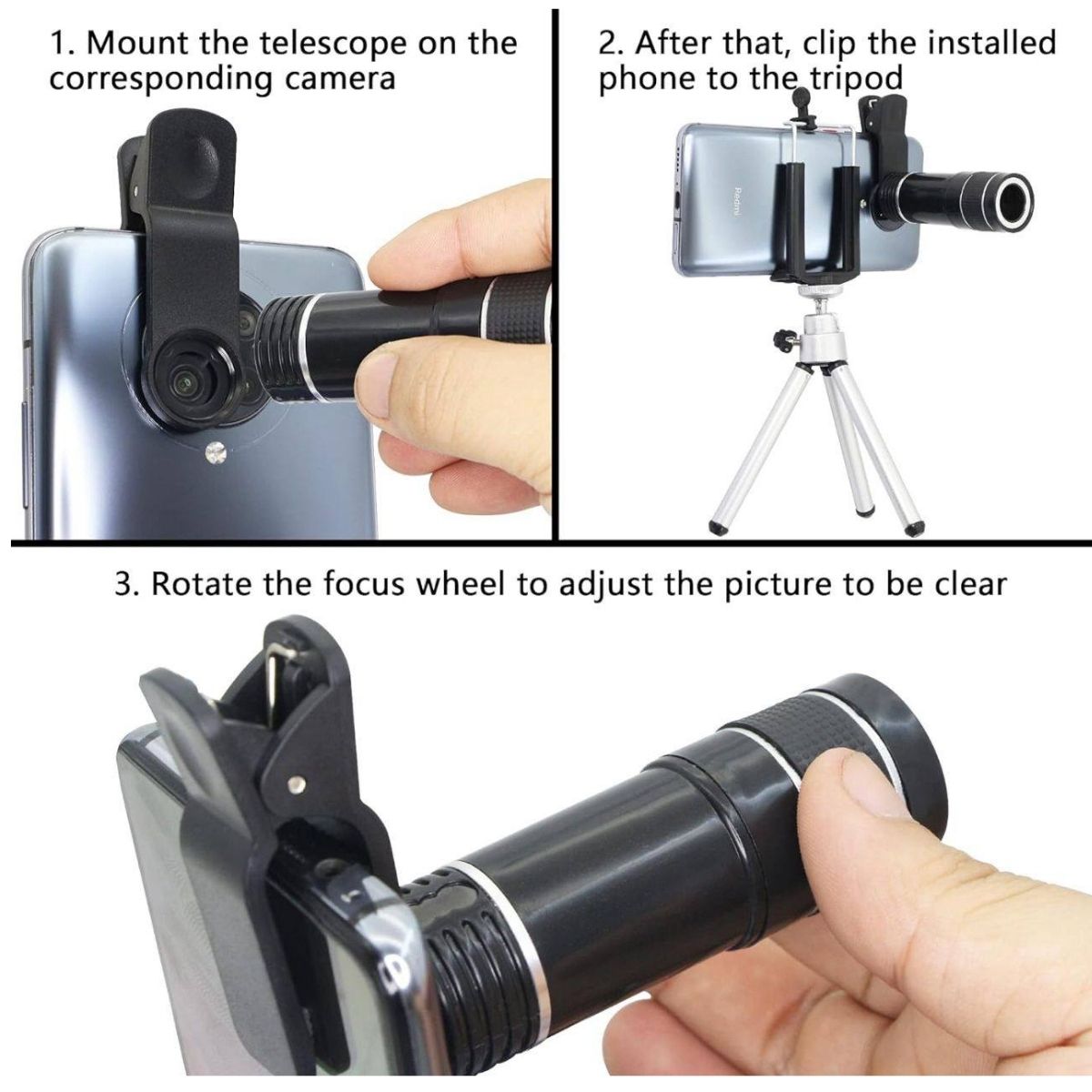 Lente Para Celular Zoom 20x de uso diario en Medellin antioquia Colombia. Compra en onlineshoppingcenterg.